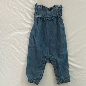 Baby Gap Jean Romper 6-12M
